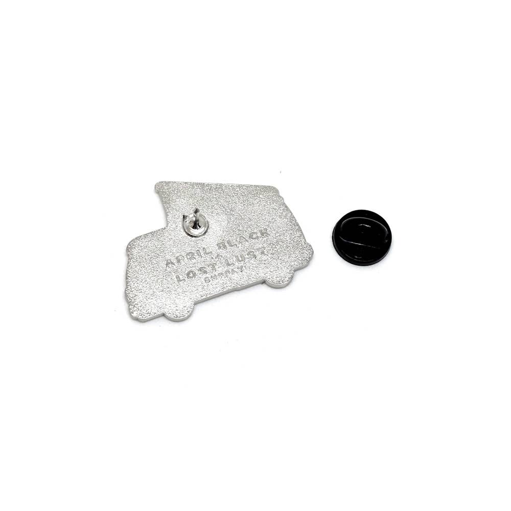 Squeaky Van Lightweight Hard-Enamel Button Lapel Pin Button