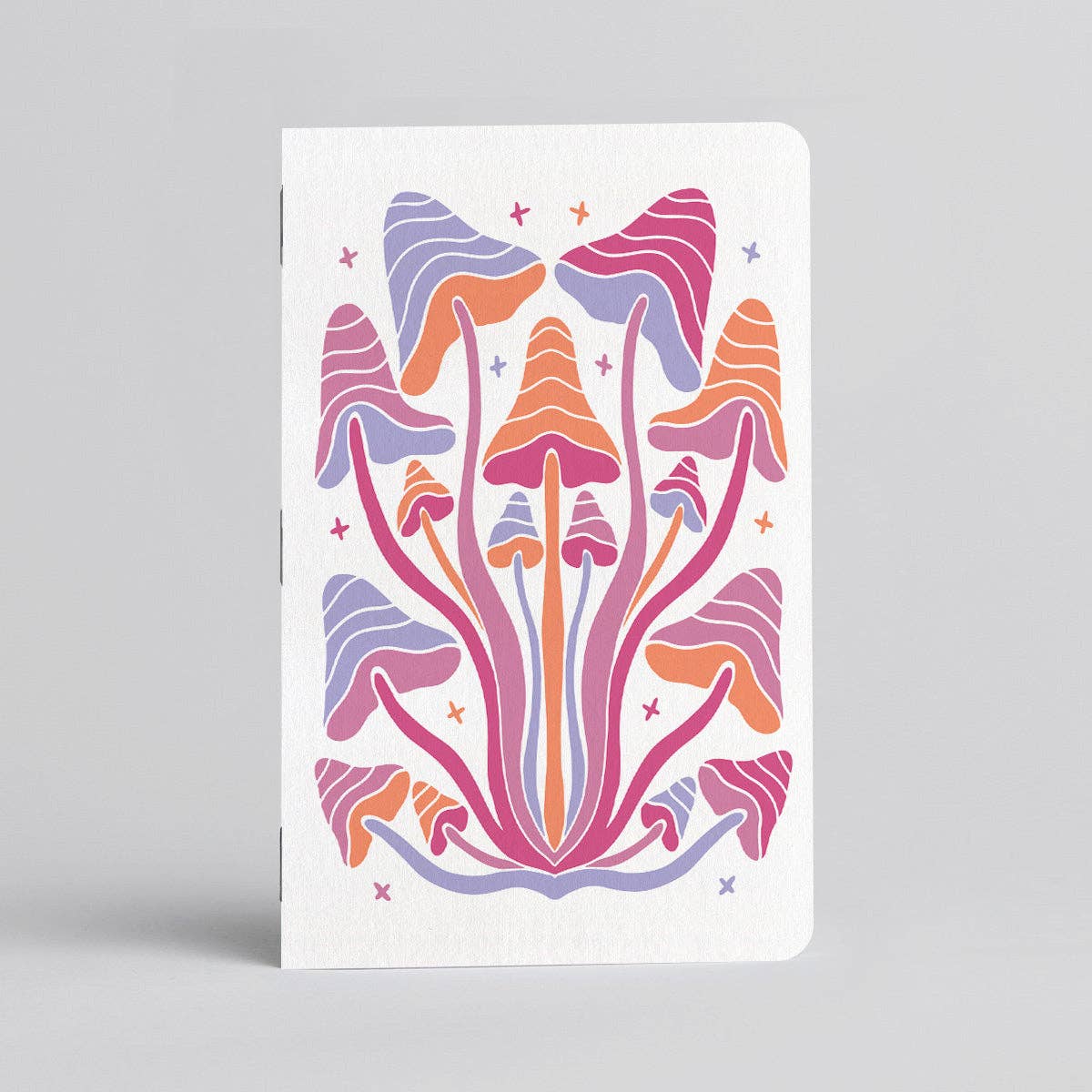 Whimsy Shroom Notebook - Mushroom Fungi Illustration