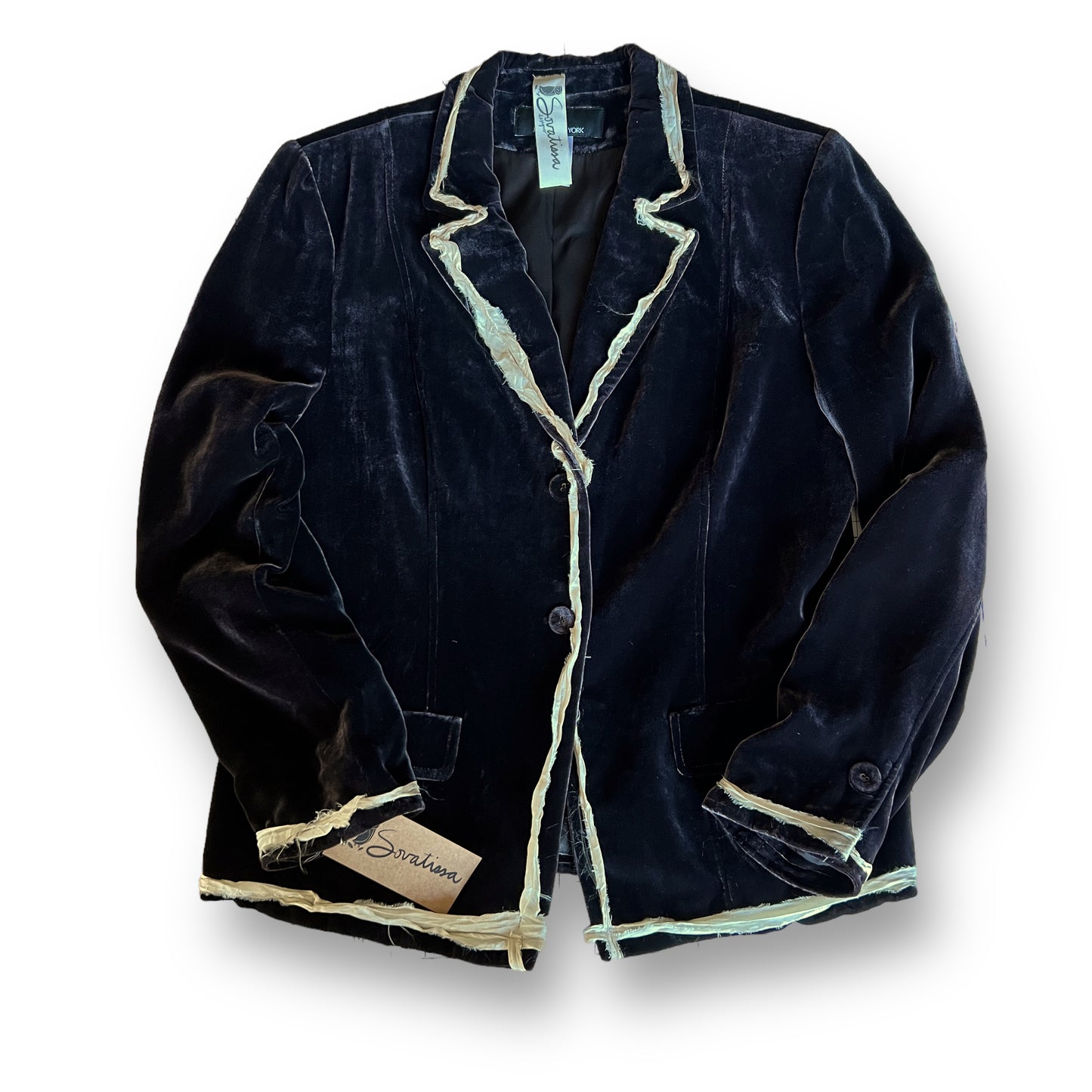 Deep eggplant purple Velvet Anatomical Heart Jacket