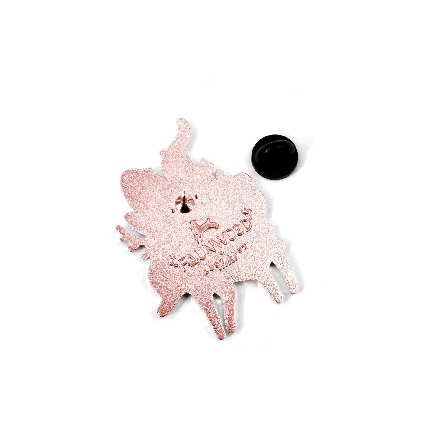Bivalve Pin by Faunwood Soft-Enamel Lightweight Button Lapel
