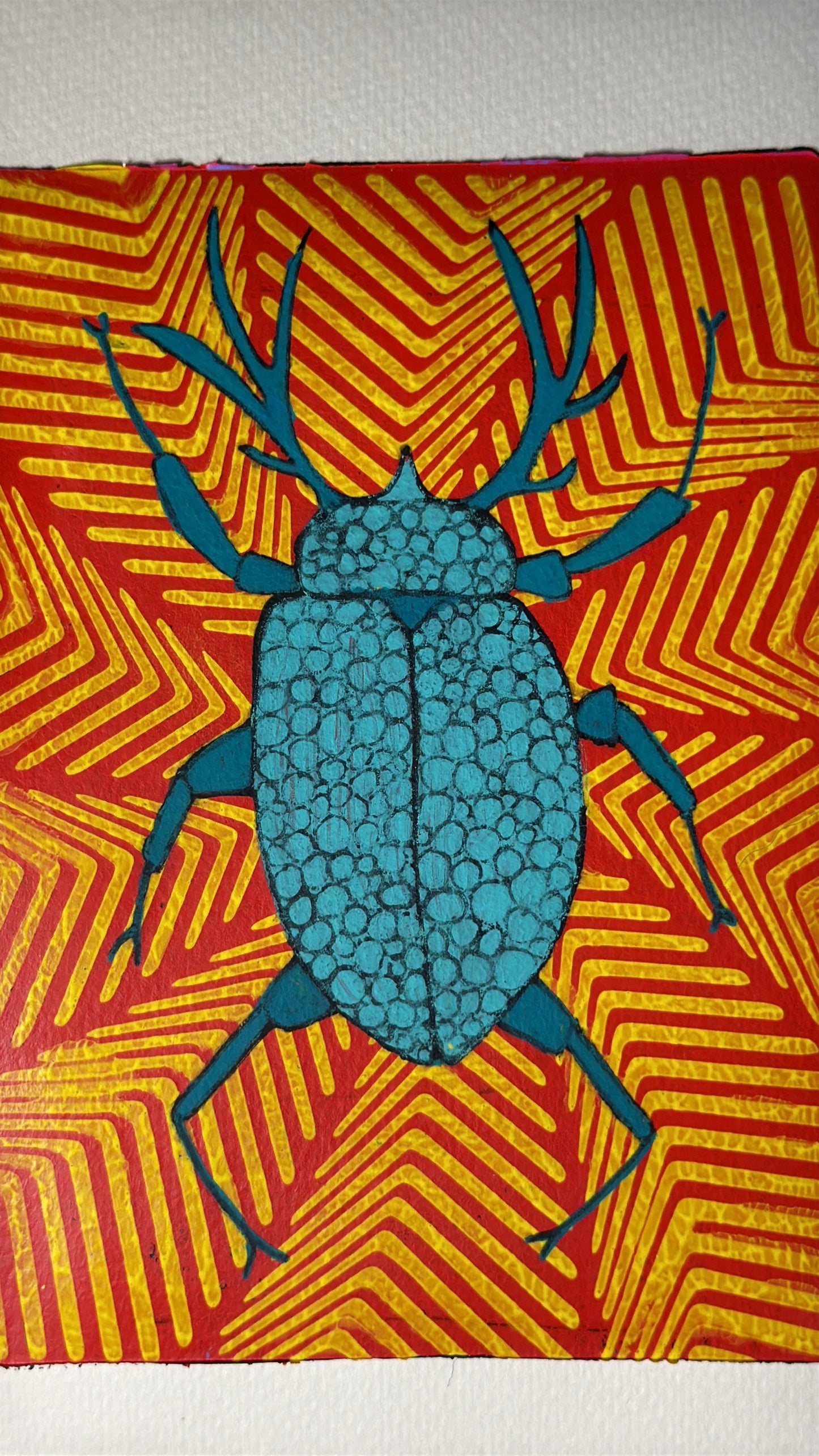 Toad Scarab Beetle #1