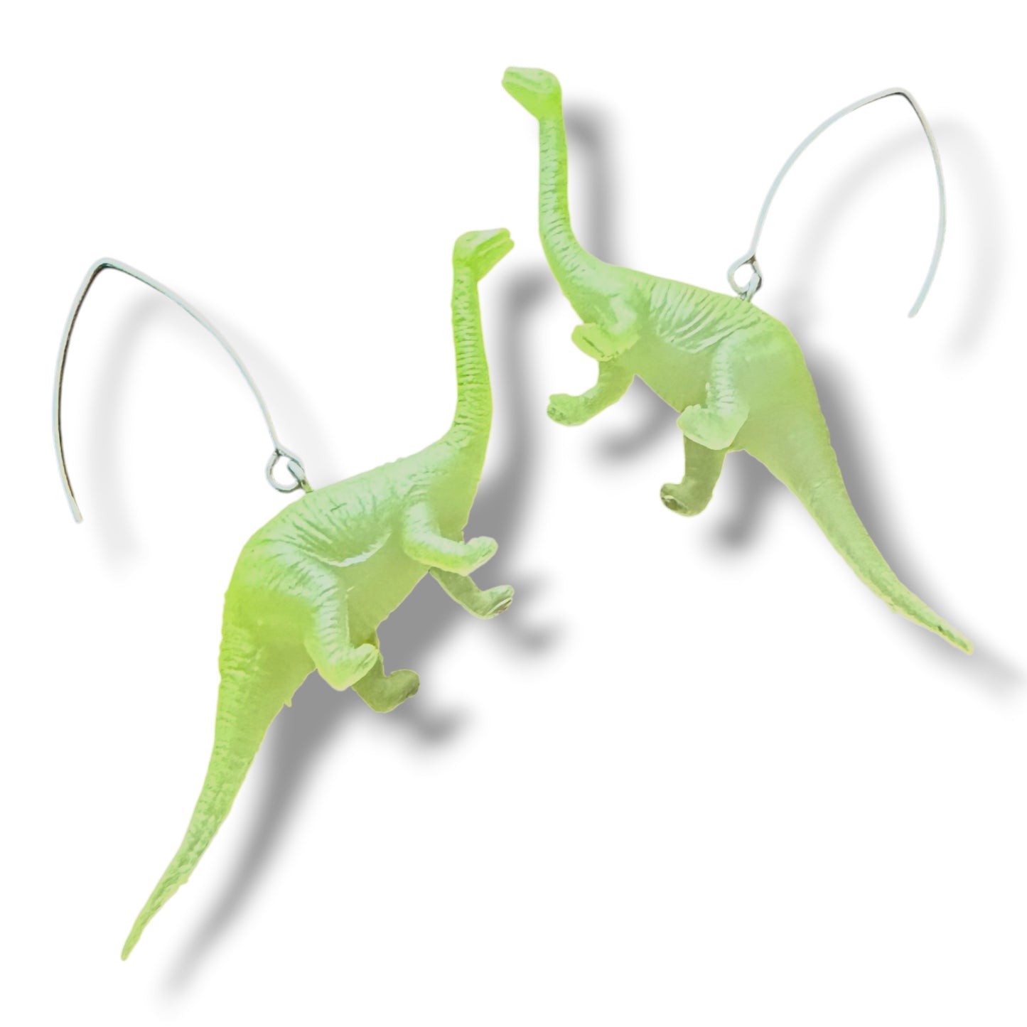 Glow-in-the-Dark Dinosaur Earrings