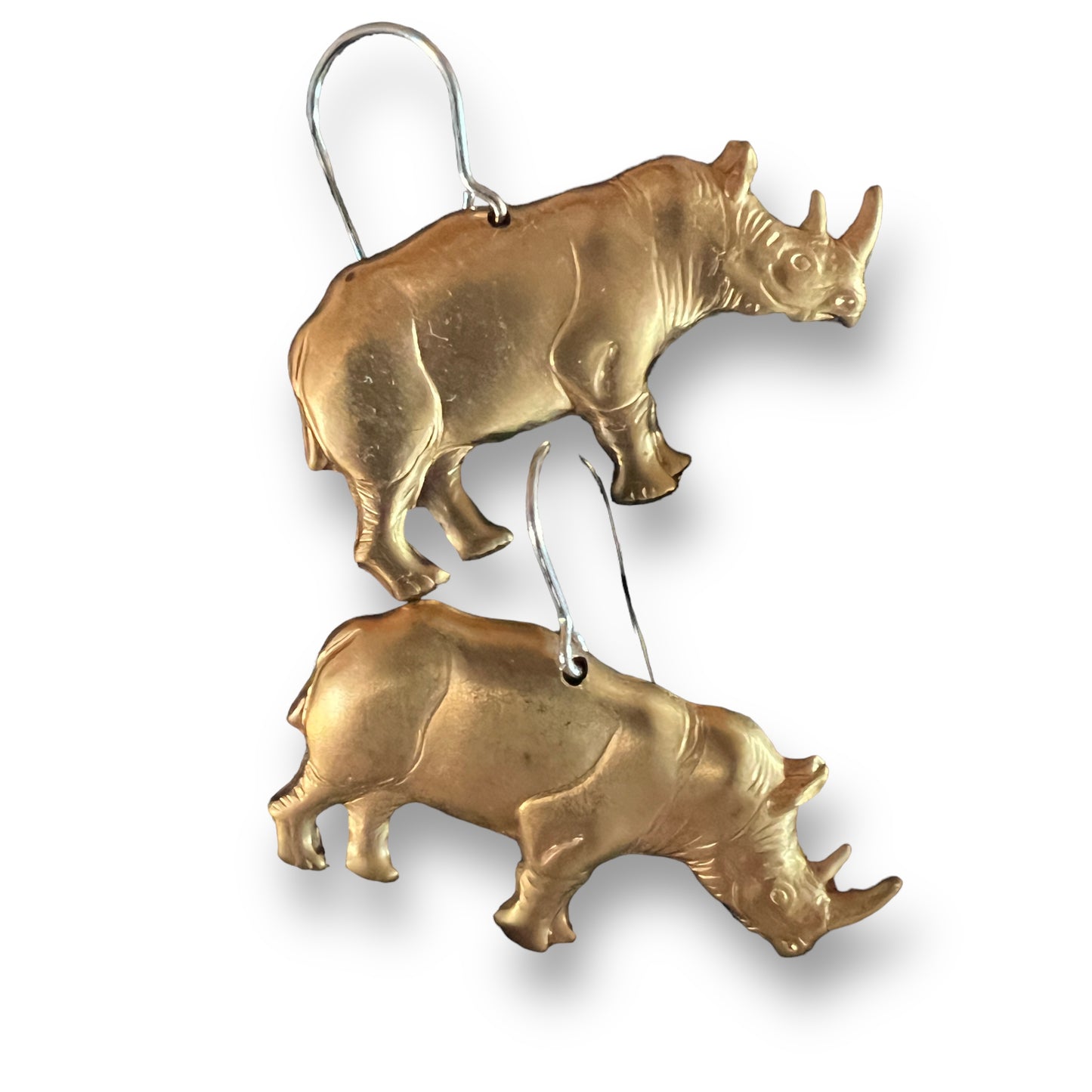 Rhino Earrings