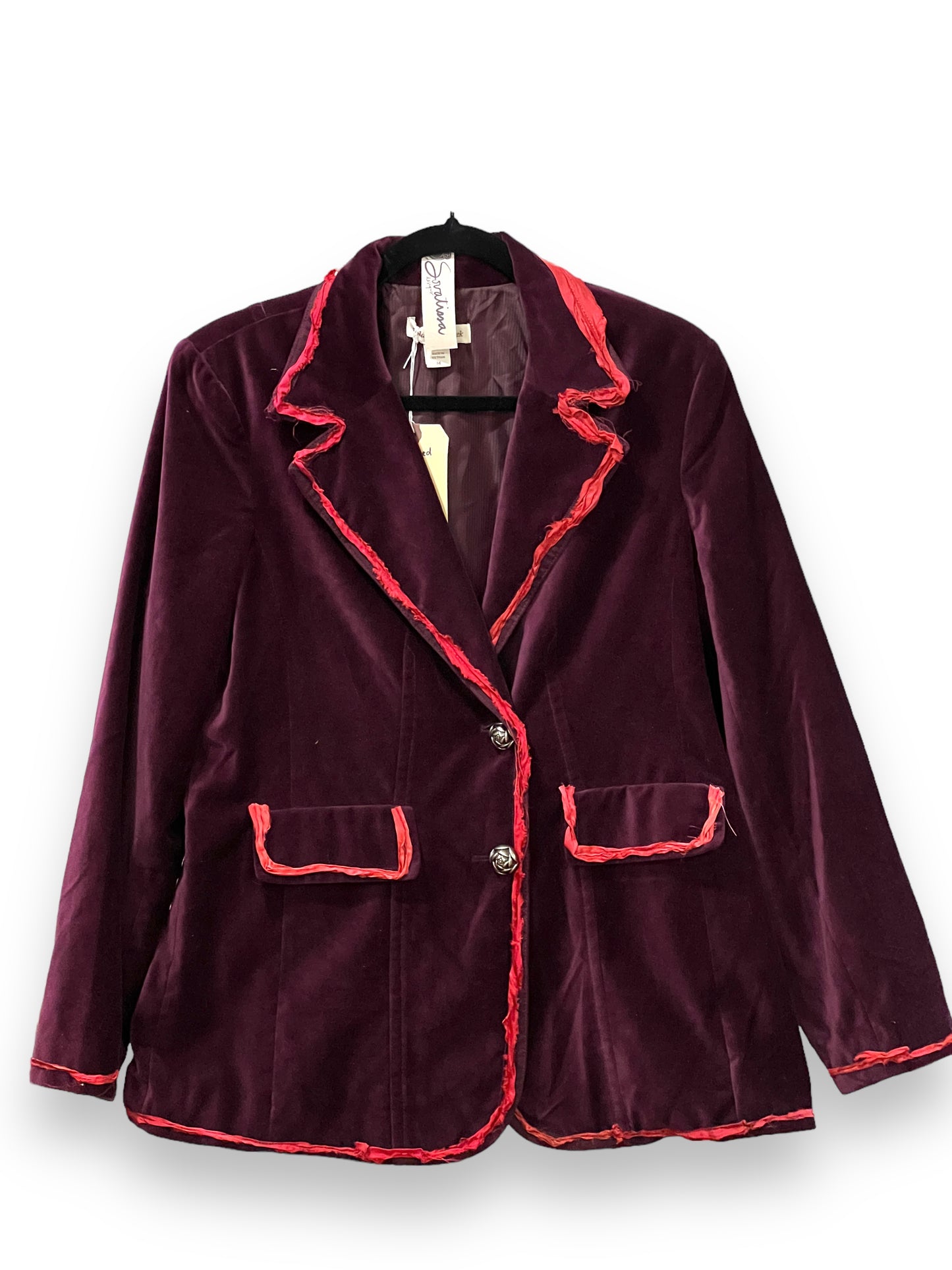 Red Velvet Anatomical Heart Jacket