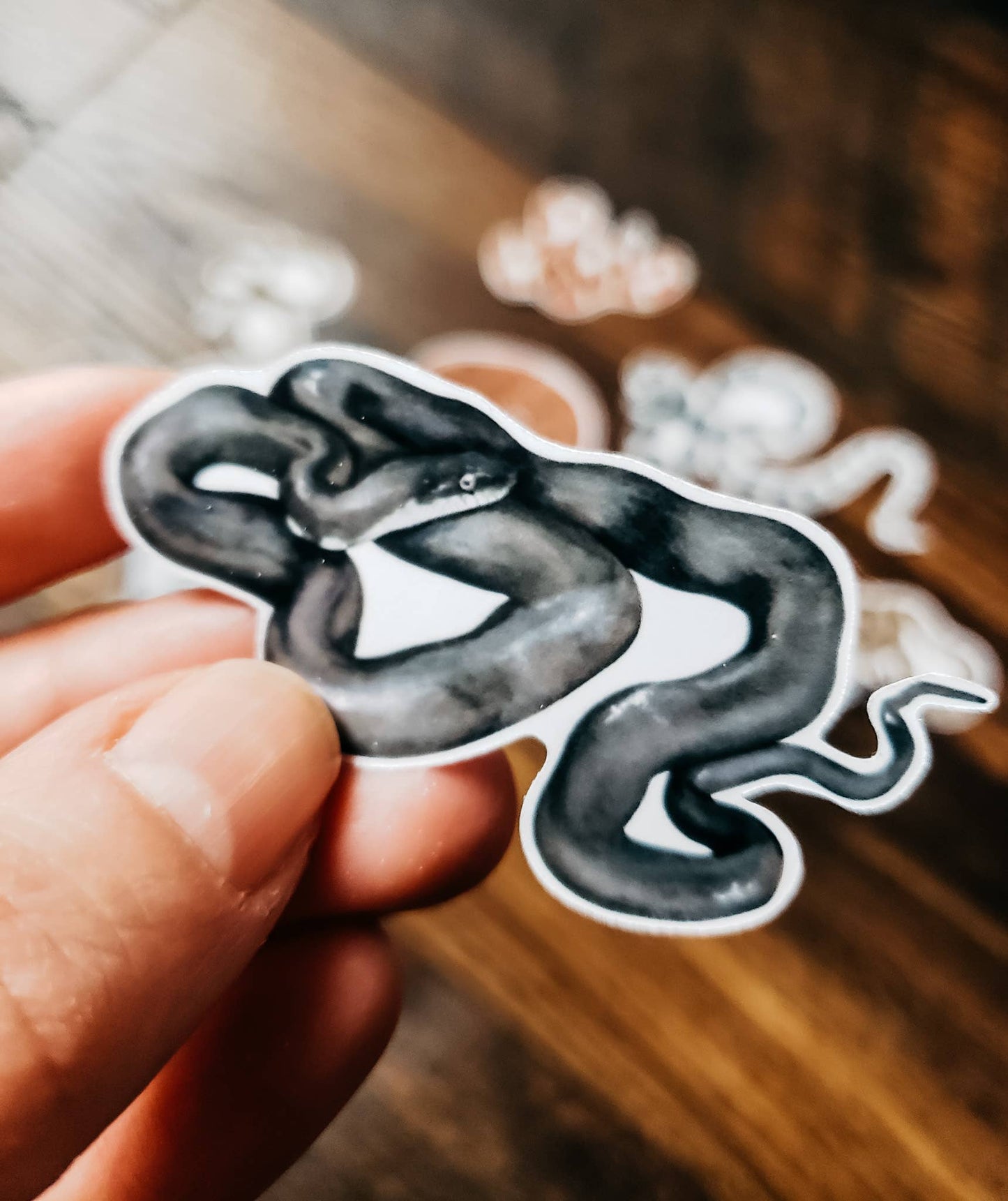 Snake Sticker Pack, Set of 8 Matte Vinyl Stickers