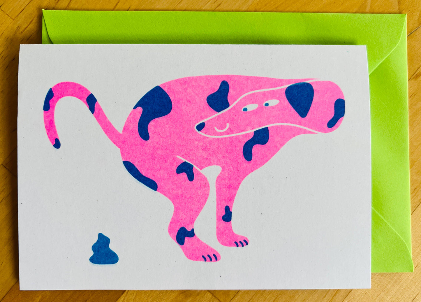 Riso Greetings Card - Dog